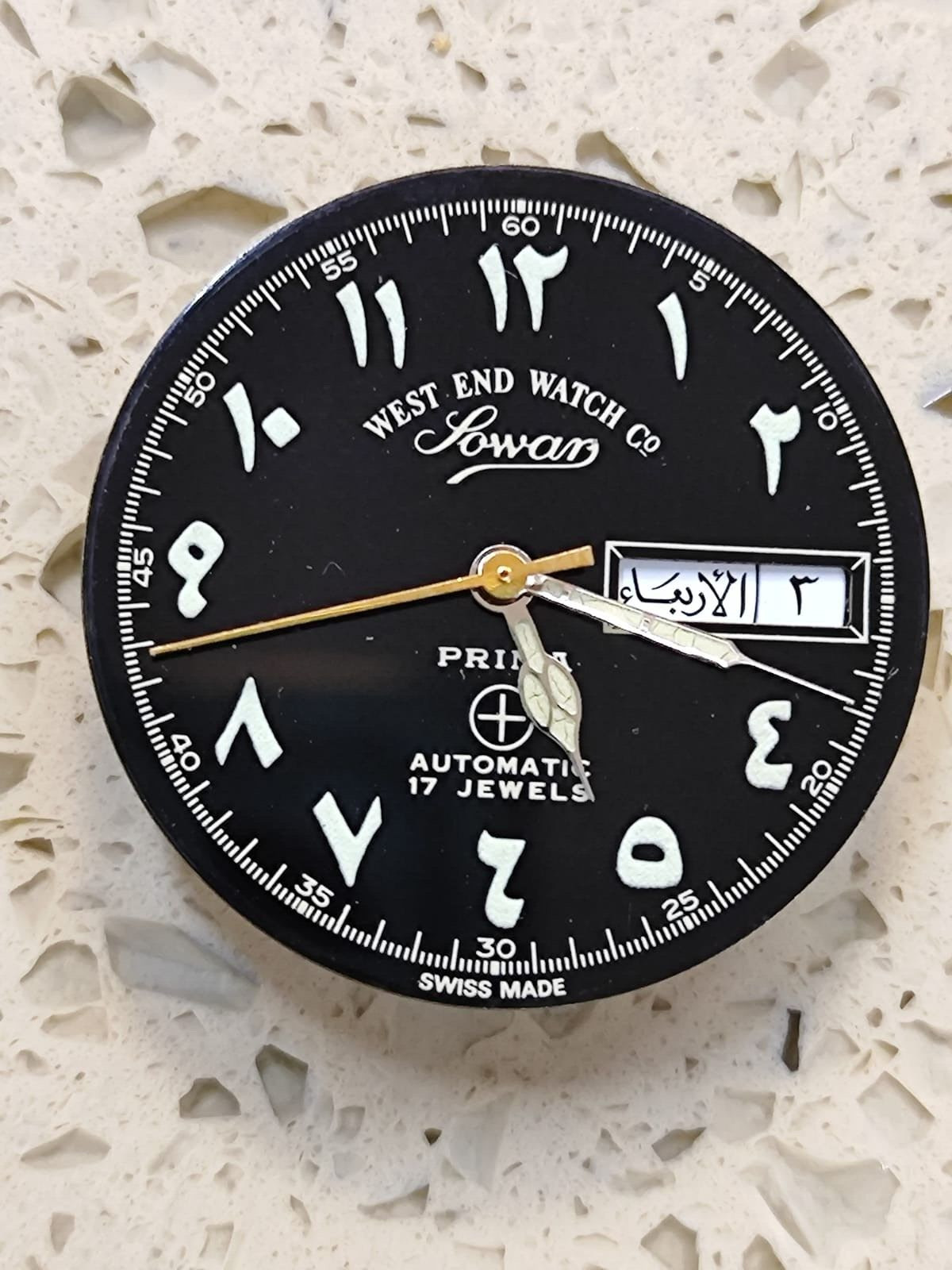 ETA 2846 with West End Watch – -Not work Incomplete Movement for parts