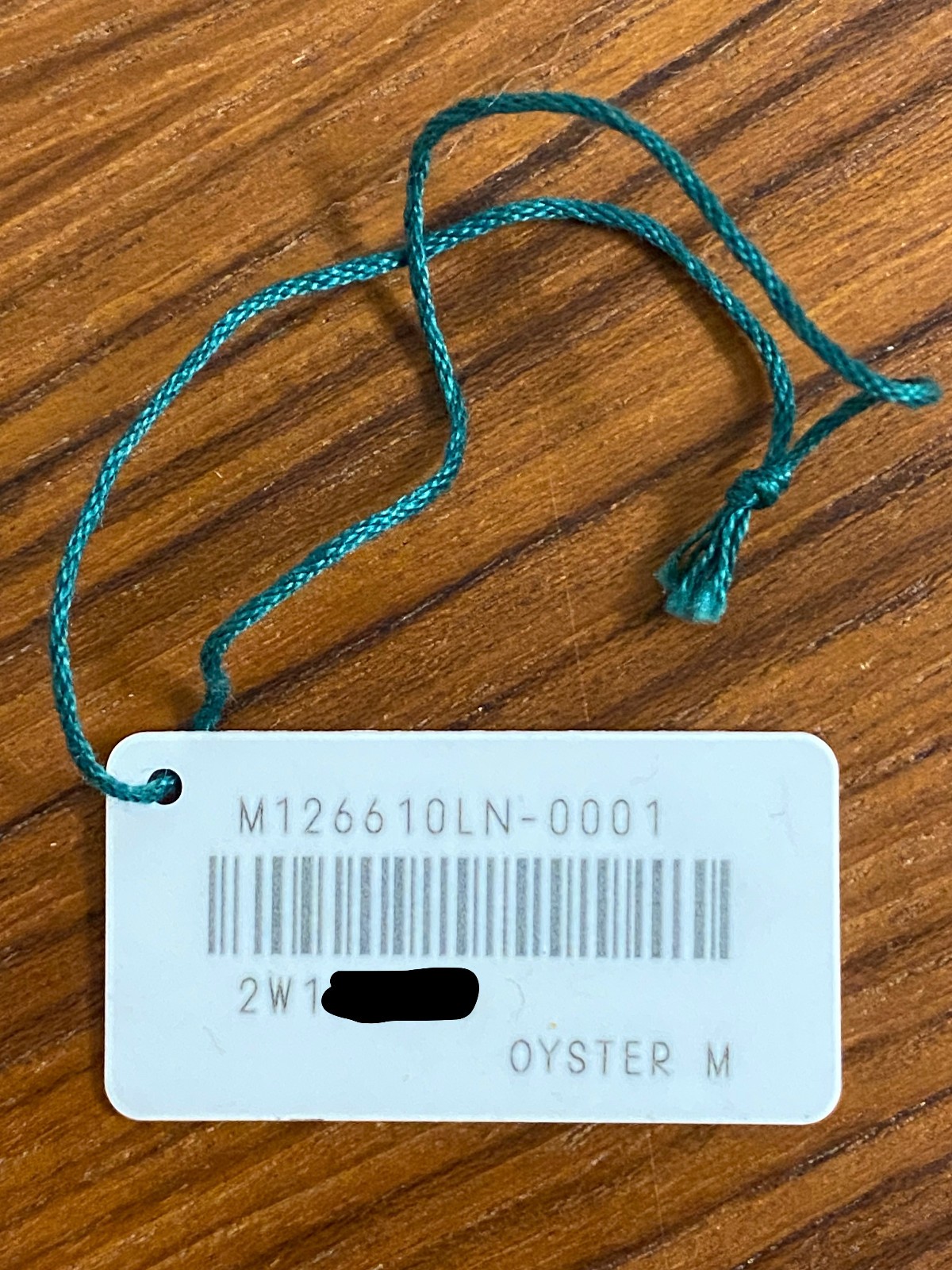 Rolex 126610LN Submariner Genuine White Hang Tag (I)