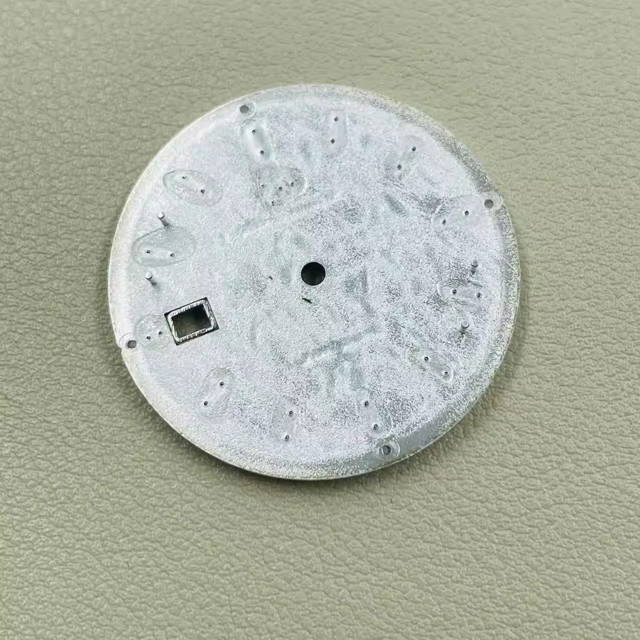 For Seiko 33.5mm Watch Dial Fit NH35 NH36 Movement Geneva Canton Ice Forest Mod