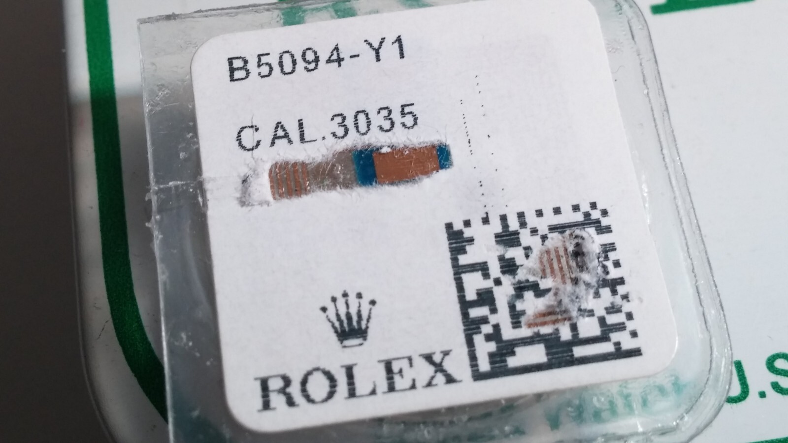 original Genuine Rolex 3035 5094 date wheel NEW SEALED for watch repair