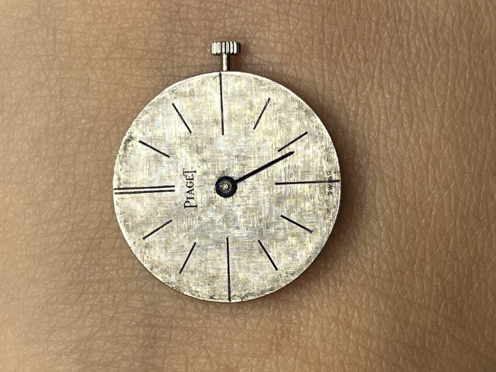 Piaget Manual Cal.9P Dial & Movement & Crown Swiss Made Ultra Thing Running