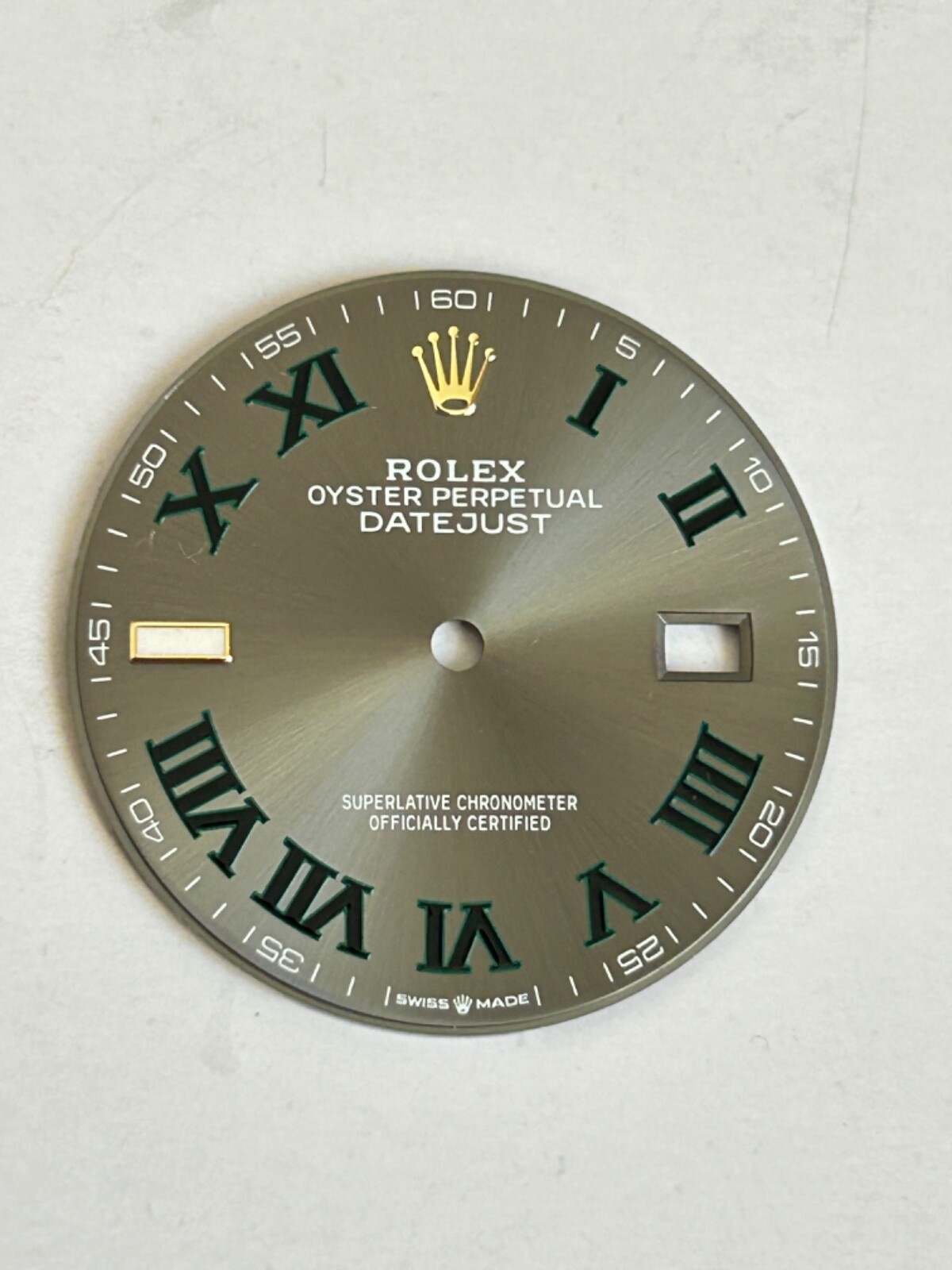 NEW Original Rolex Wimbledon 126231 Datejust 36mm Two-Tone Yellow Gold Dial