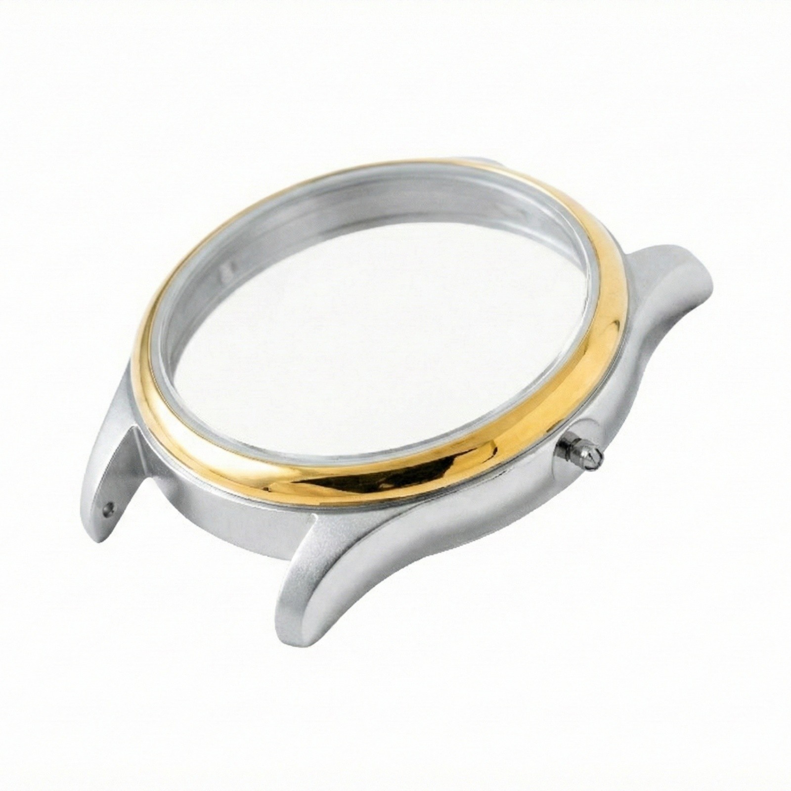 41mm glass Silver & Gold Watch Case back cover waterproof ring for 2035 Movement