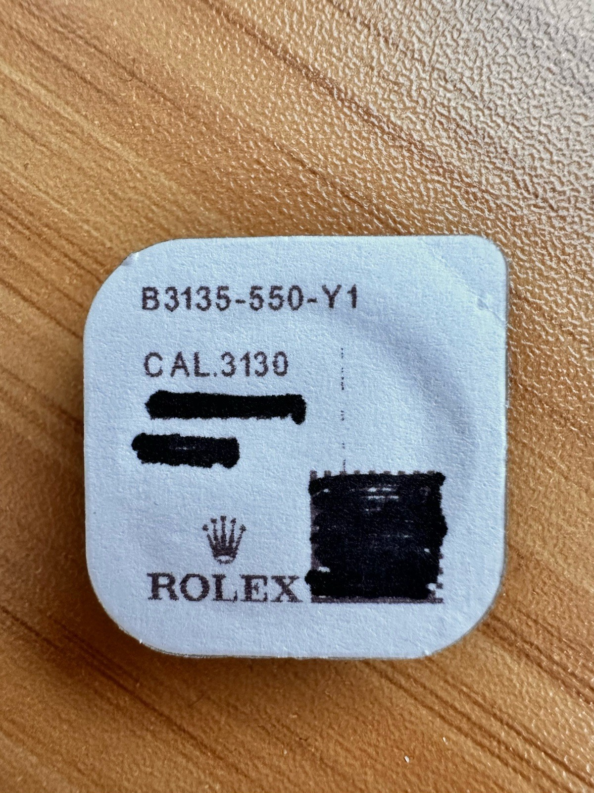 Genuine Rolex 3135-550 3130, 3155, 3186 automatic pinion NEW SEALED