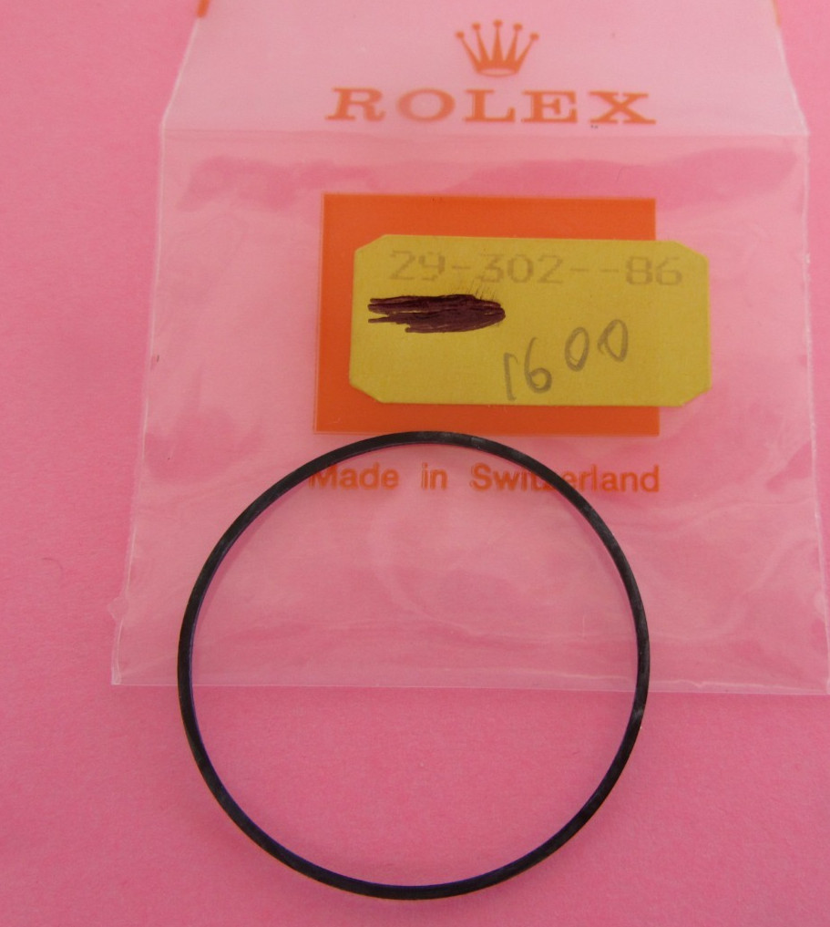 ROLEX CAL~~1600 PART # 29-302-86 CASE BACK GASKET. SKU RLX 22-10. PER ONE GASKET