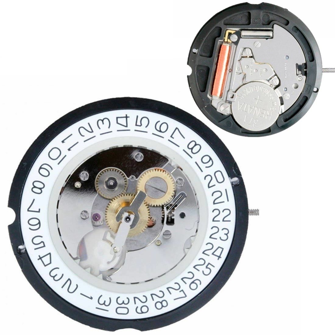 For Ronda 515H Quartz Watch Movement, Swiss Parts Replacement Repair, 24H 4 Pins