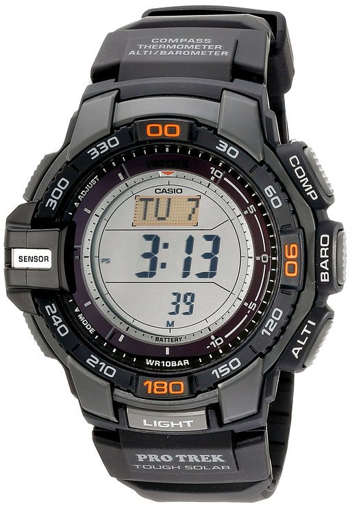 Genuine Casio Pro Trek Triple Sensor PRG-270-1 dark grey plastic watch bezel