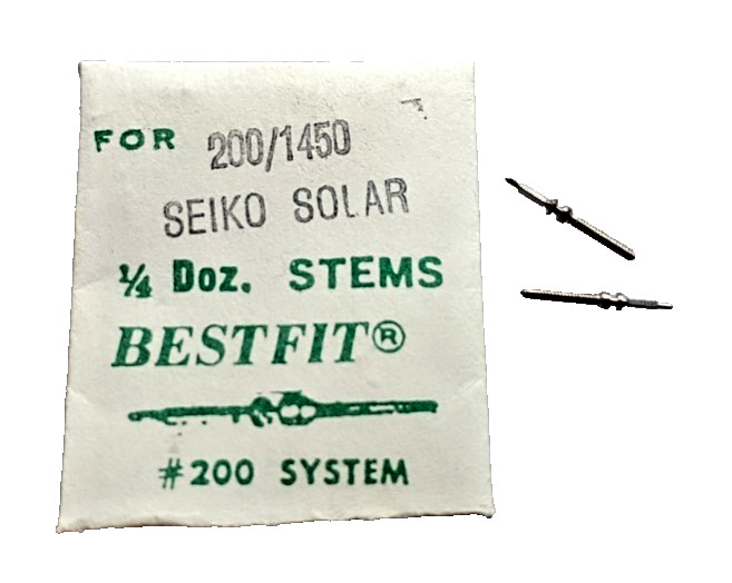 SEIKO Solar Winding Stem watch part #200/1450 (2-pack) SEE FIT LIST
