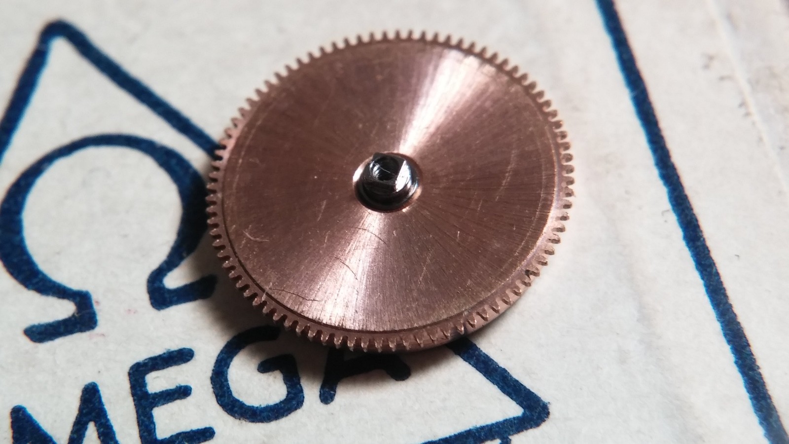 Omega 750 barrel and arbor pre-owned – for watch repair