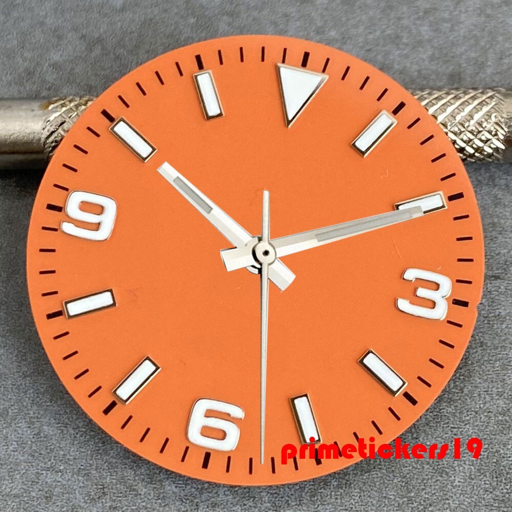 29mm Watch Dial+Hands Set Luminous Fit NH35 Miyota82 ETA2824 PT5000 Multicolored