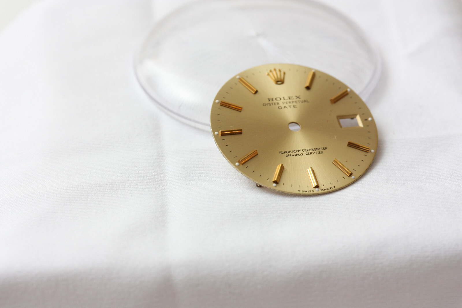 Rolex Factory Original Gold Stick Champagne dial Ref: 15223,15000 & other model