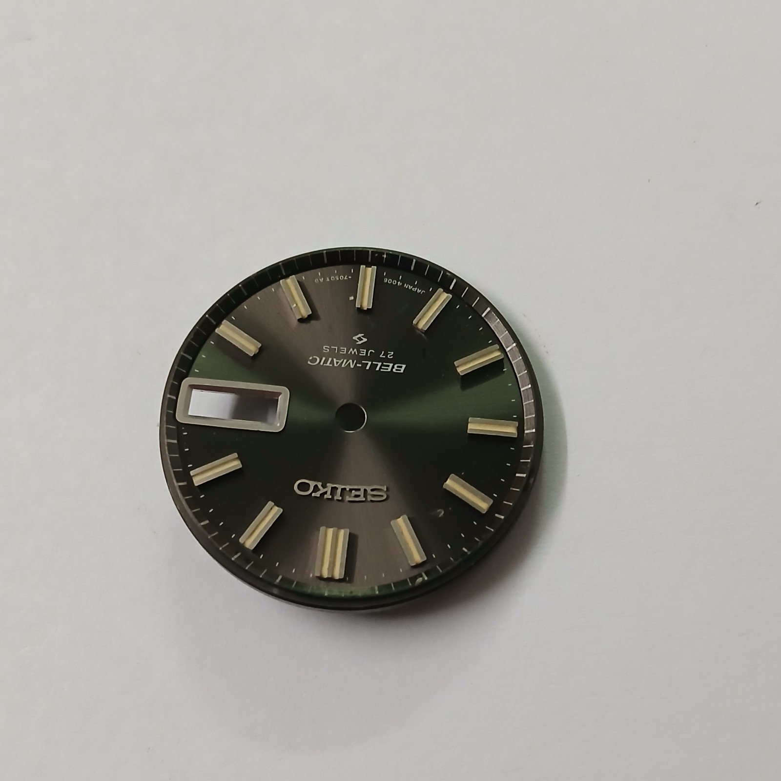 GENUINE SEIKO BELL-MATIC 27 JEWEL 4006A BLACK DIAL FOR MODEL 4006-7002
