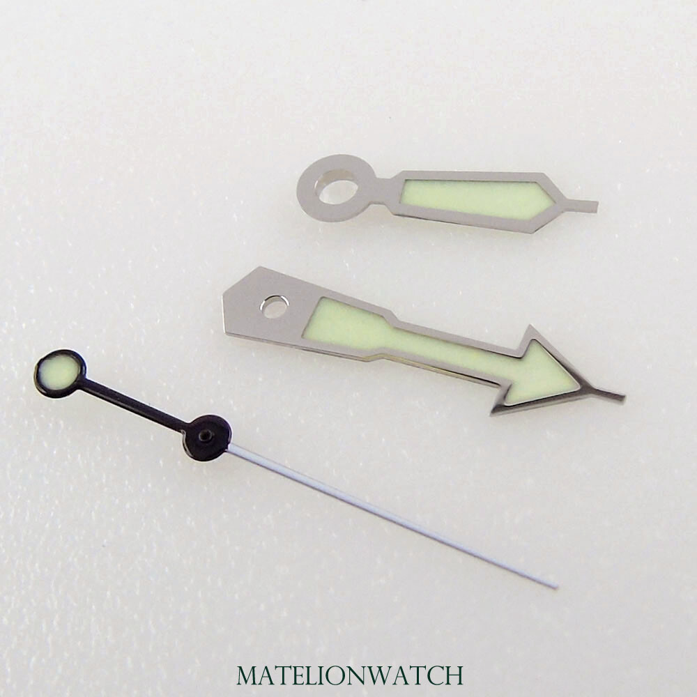 Green Luminous Watch Hands Parts Fit For NH35A NH36A 7s26 4r15 7002 Movement