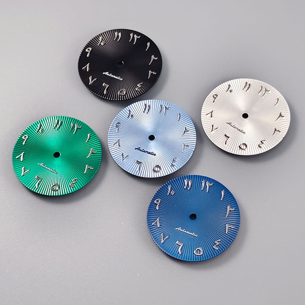29mm NO Logo Watch Dial For NH35 NH36 Movement NO Luminous Arabic Watche Faces