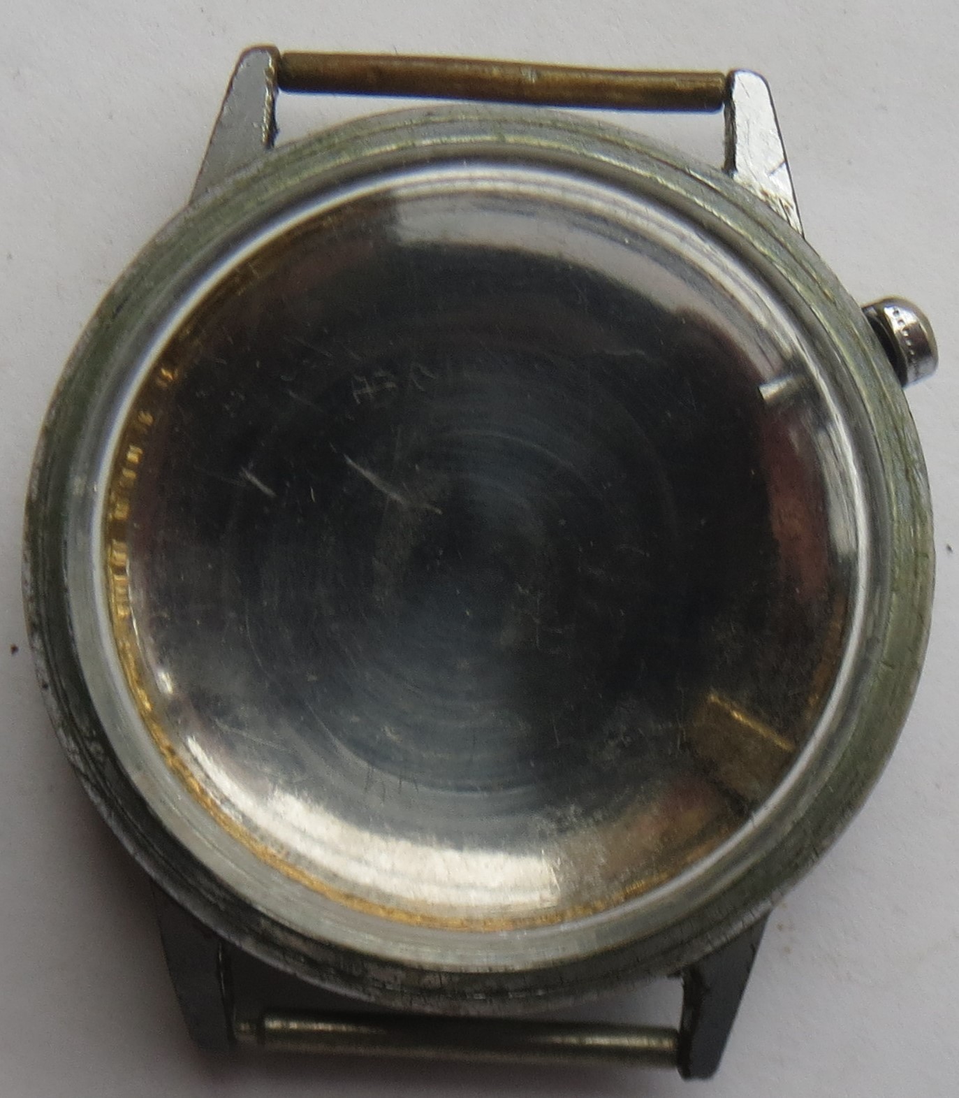 Pierce chronograph mens wristwatch nickel chromiun case 37 mm. in diameter