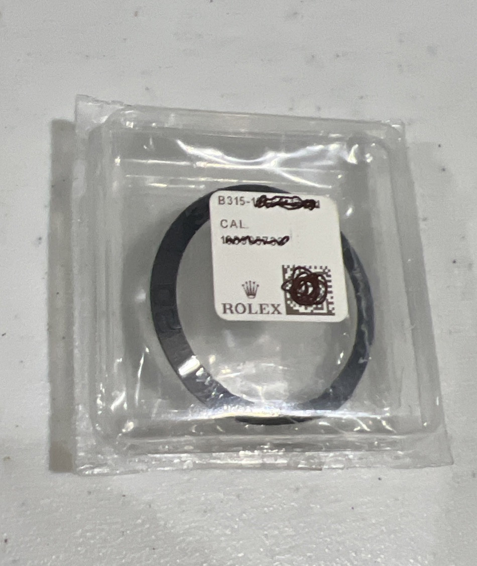 Rolex Bezel Insert Yacht master 226659 Authentic Original Black On Black