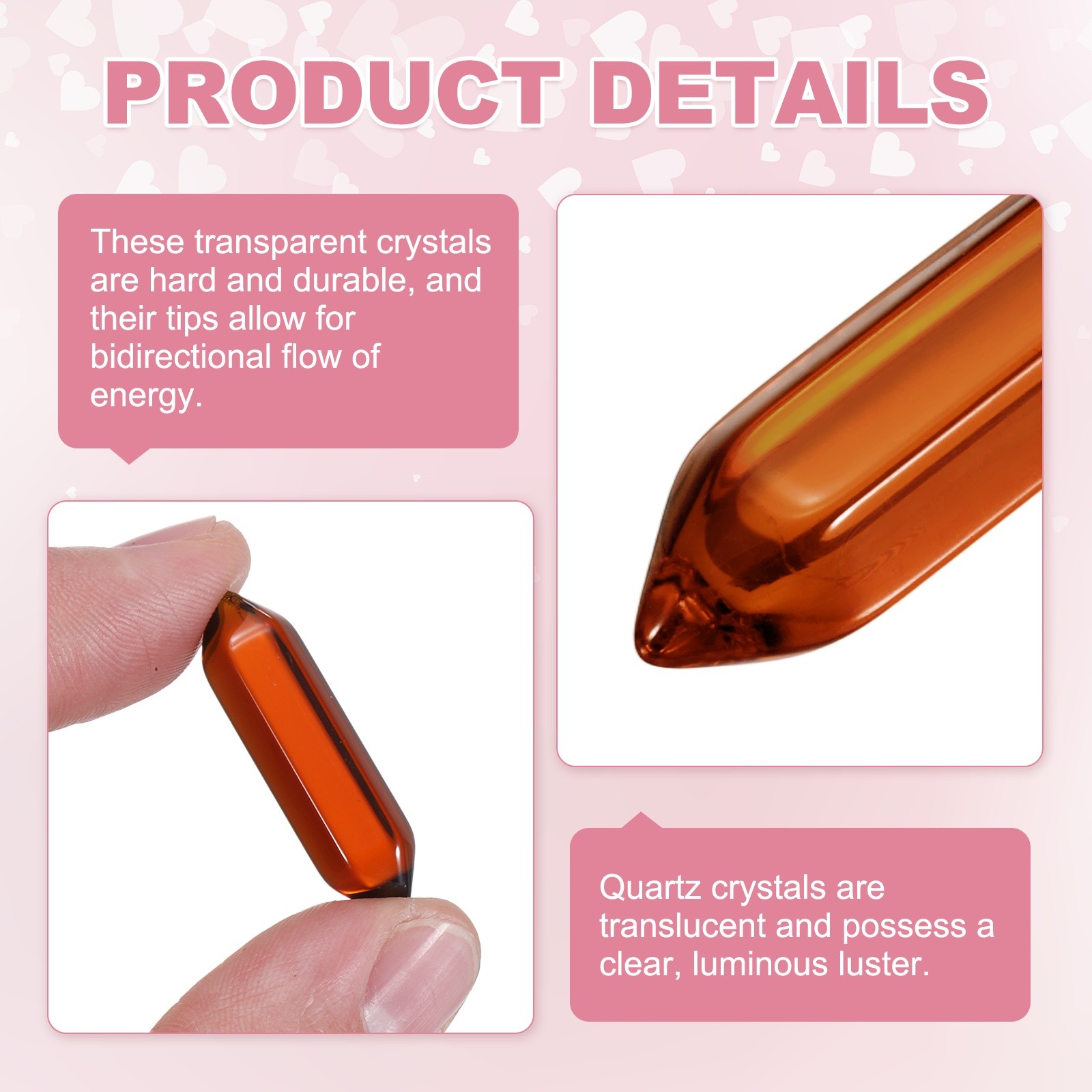 10 Pack Tea Crystal Quartz Crystals, Polished Crystals Bulk