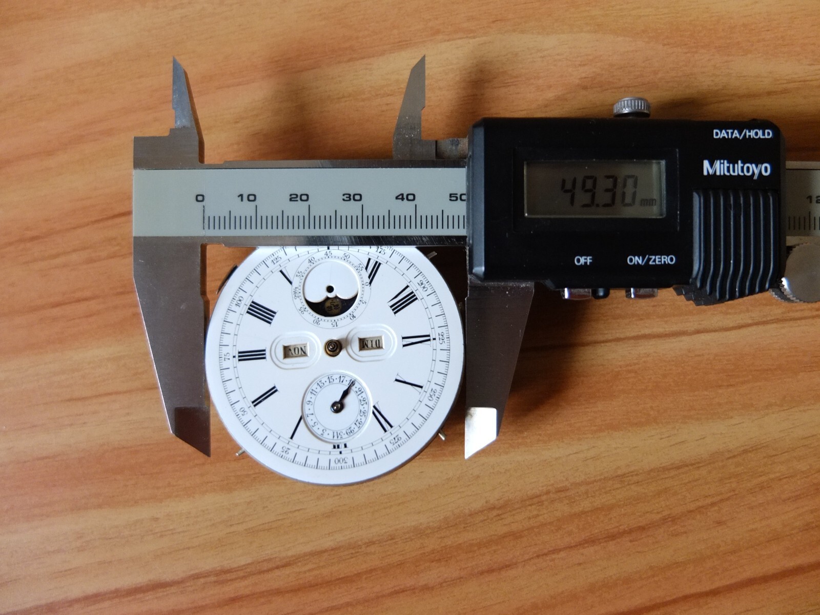 Chronograph Repeater Calendar Moon Phase Movement Pocket Watch
