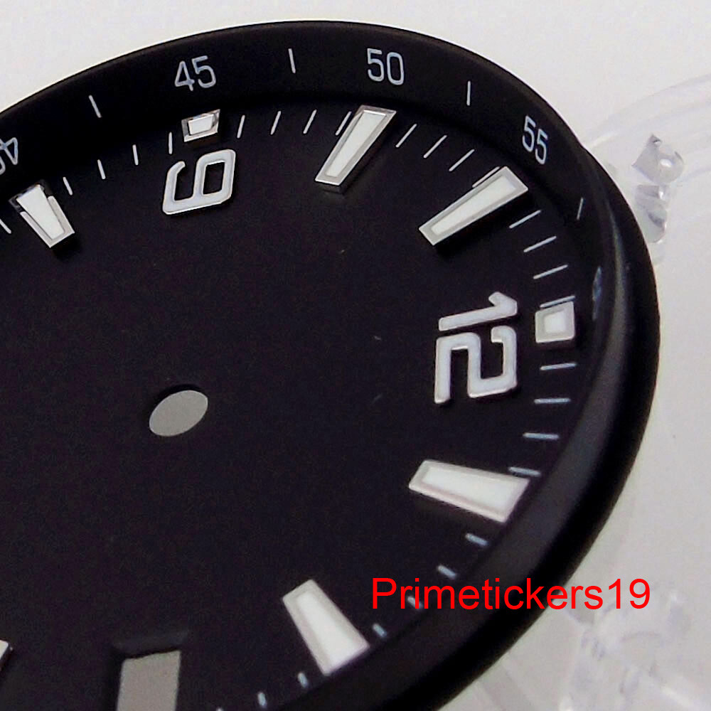 31mm*2.8mm Sterile Watch Dial Face Date Window Spare Part Fit NH35 NH36 Movement