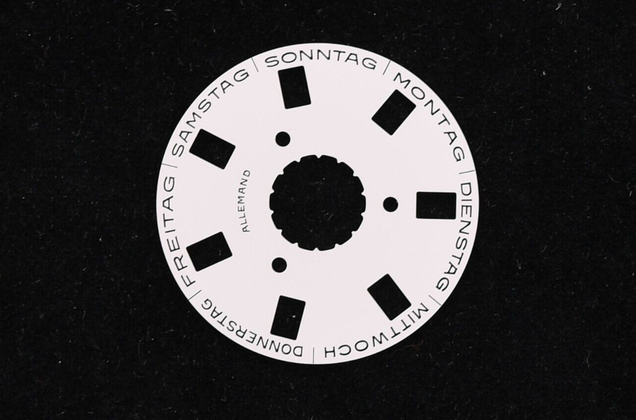 Genuine Rolex NOS Day Date German Wheel Disc for Cal 3155 Off White/Cream