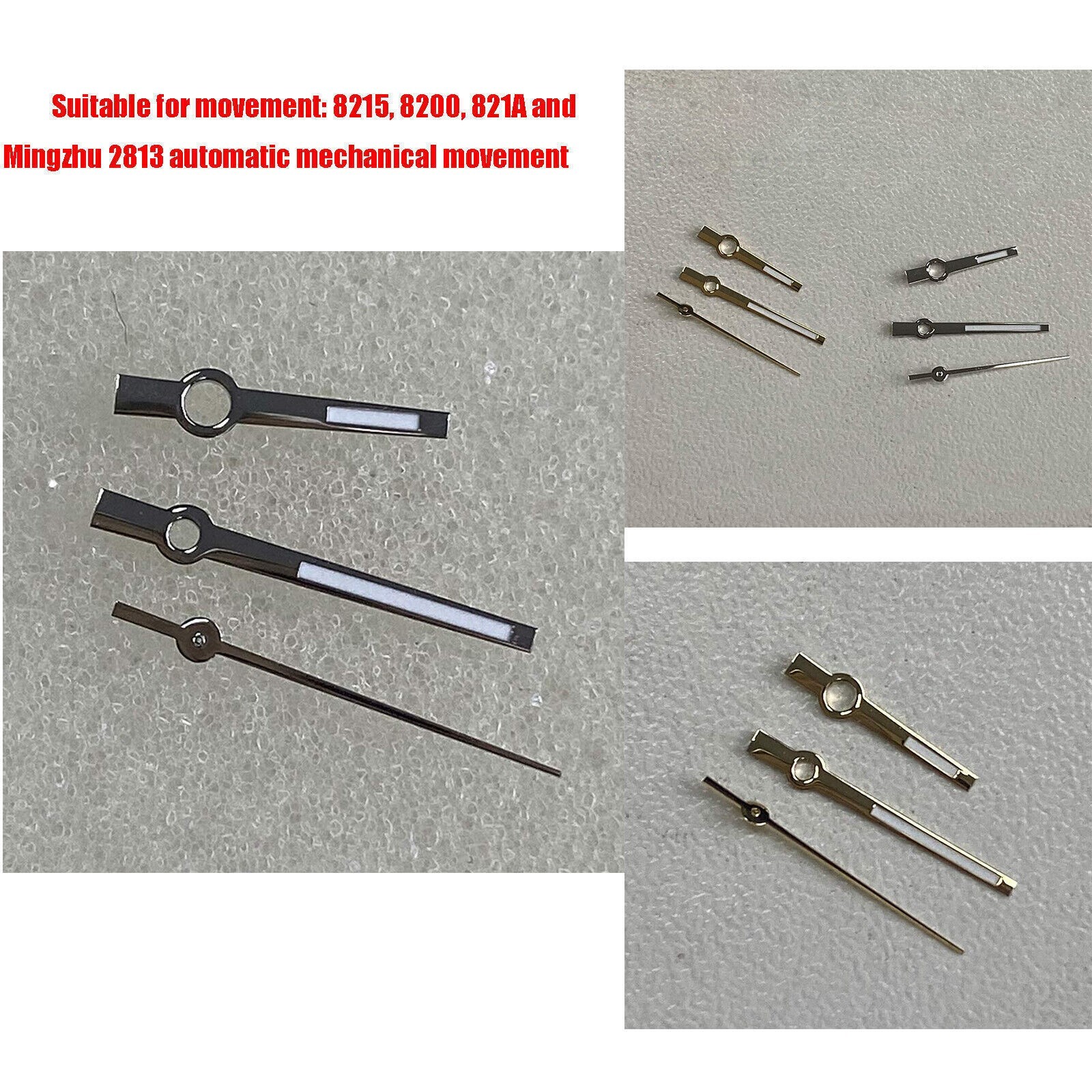 Super Luminous Watch Hands Kit for Miyota 8215 8200 2813 Repair Movement