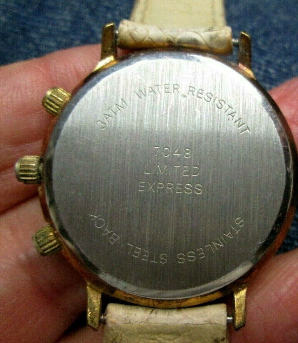 SWEET LIMITED EXPRESS # 7048 CALENDAR QUARTZ WATCH COLLECTOR’S ESTATE # 41