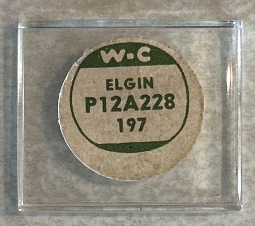 Vintage Genuine Watchcraft For ELGIN P12A228 #197 Watch Crystal NOS