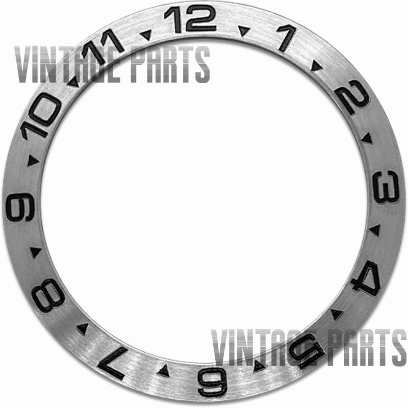 38*30.7mm circular brushed silver aluminium slope bezel fit for SKX007 SKX011