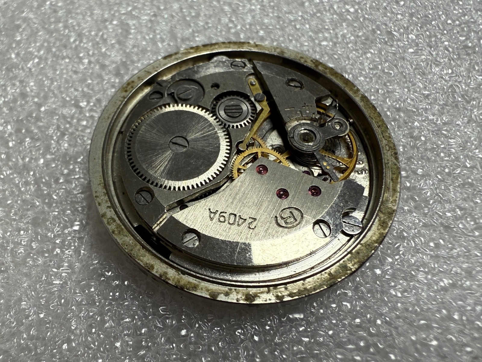 Watch movement USSR Vostok Cal.2409A plus Dial.For parts.