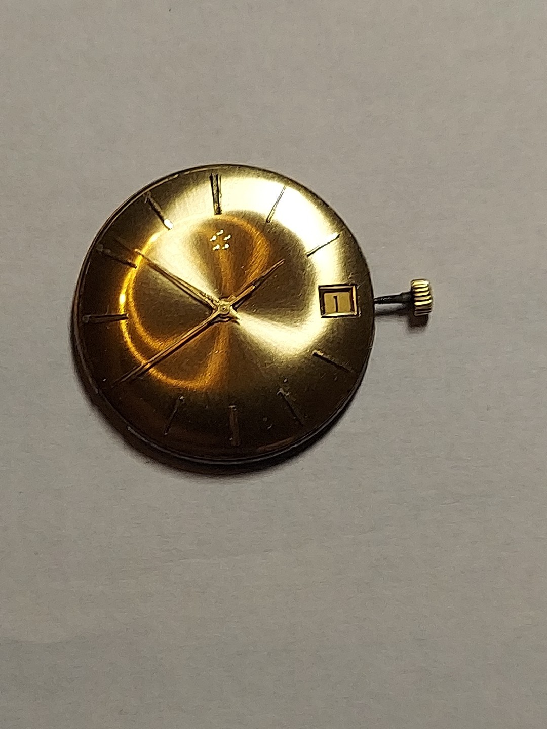 eterna matic WMovement De Luxe Automatic 18k Yellow Dial Hands Crown Mens