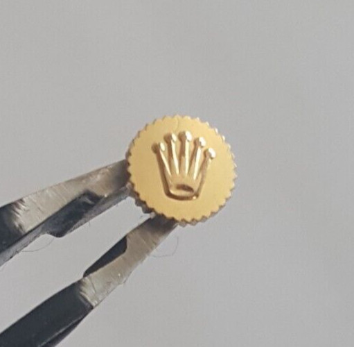 Rolex 4.2mm Gold Plated Undercut Crown