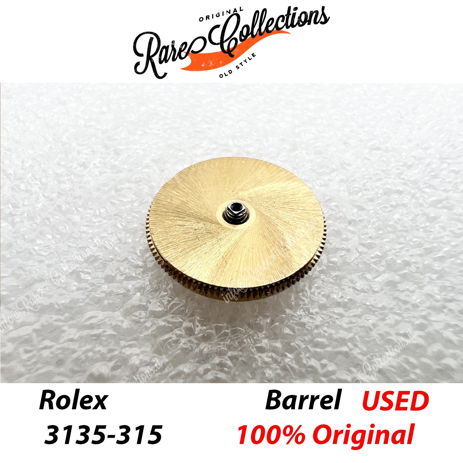 USED Used Rolex 3135-315 Barrel With Arbor and Mainspring Barrel