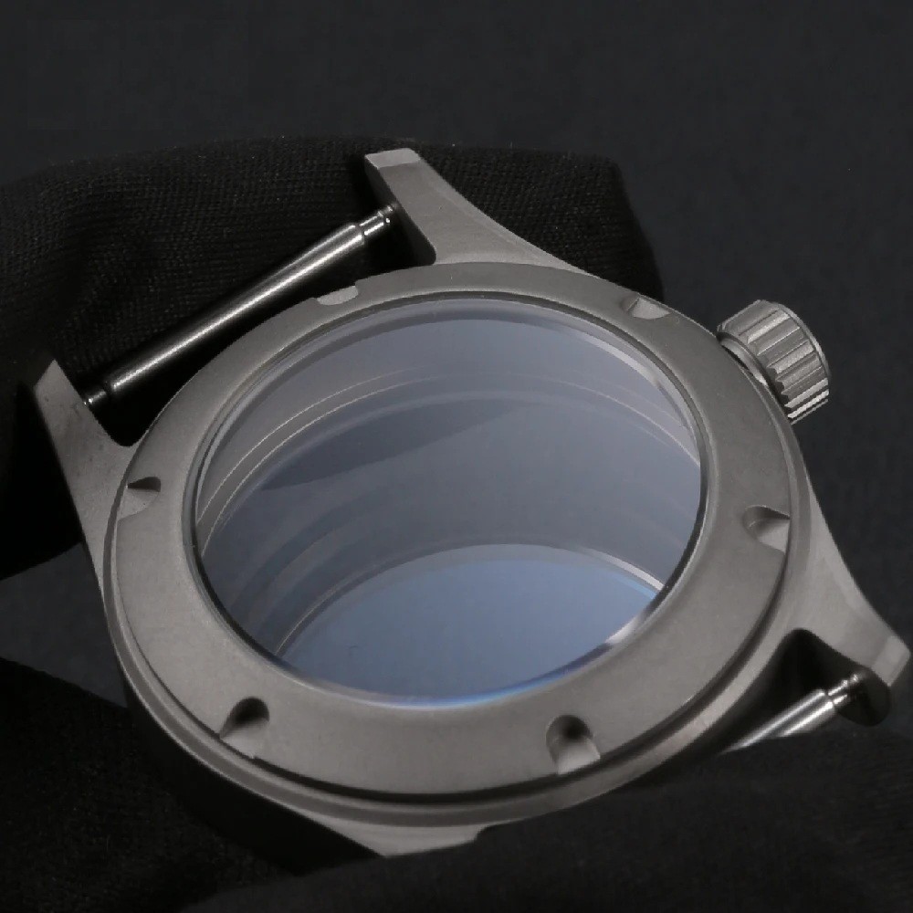 Titanium Diving Watch Case fits NH34 NH35 NH38 NH70 Sapphire 20BAR Accessory