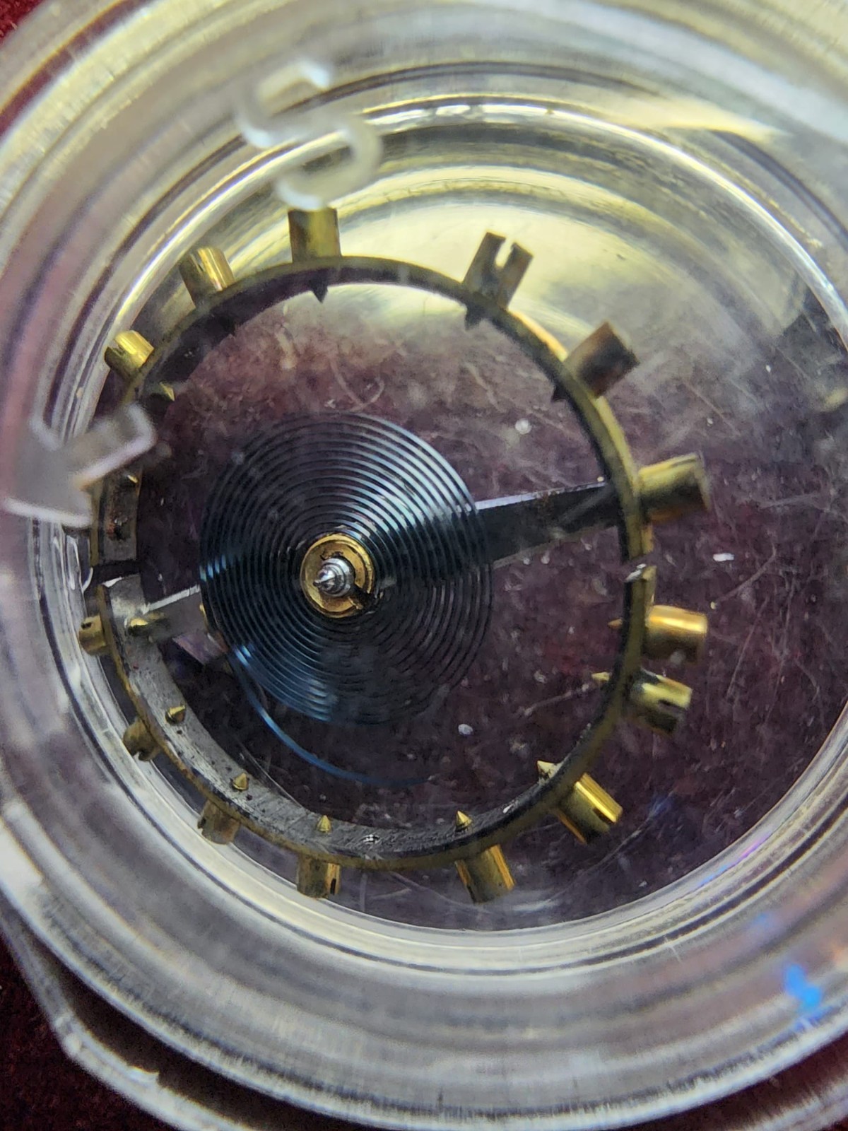 Vintage Balance Wheel & Hairspring – Pre-Owned Untested Watch Repair Part