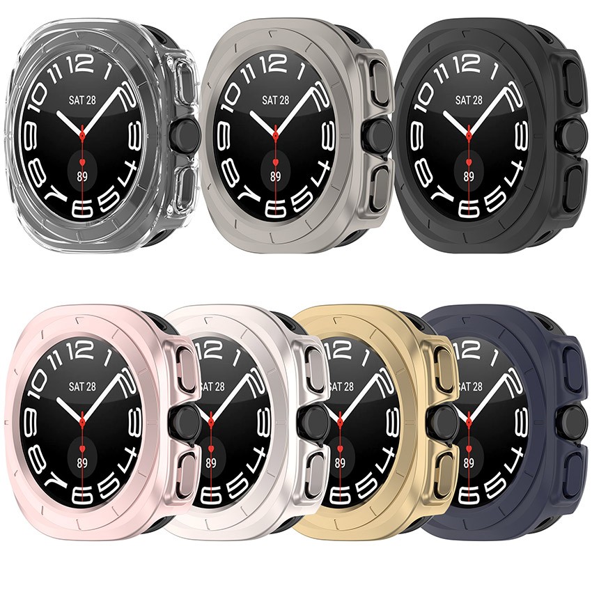 Semi-enclosed Openwork PC Protective Watch Case for Samsung Galaxy Watch Ultra