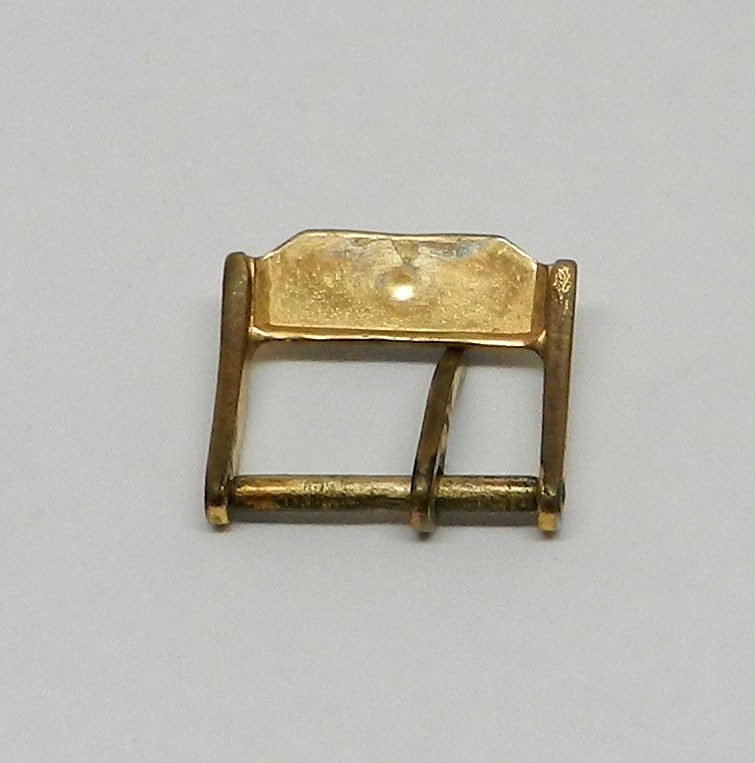 Authentic 14MM Movado Gold Buckle Clasp Fits All 14 mm Leather, Lizard Straps