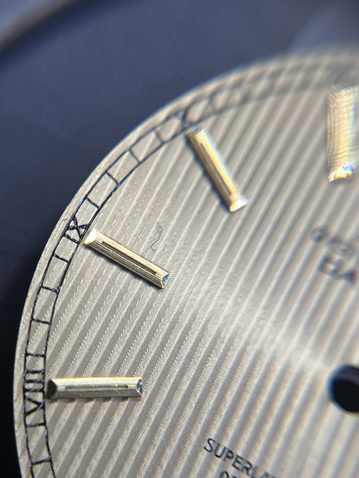Genuine Rolex Datejust 16013 16233 Champange Tapestry Dial (006)