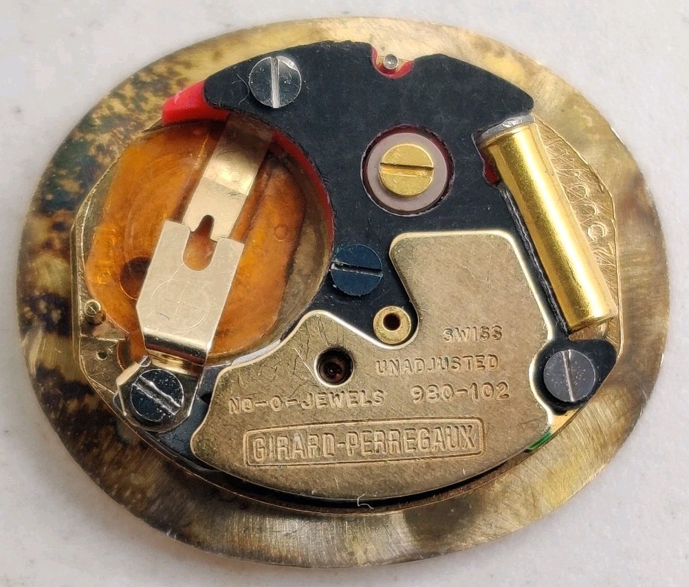 Girard Perregaux 980-102 Bulova Accutron 2500.10 Quartz watch movement Works