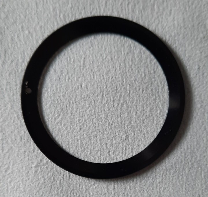38mm Black Bezel insert For Divers Watch Rolex Seiko SKX SRPD Omega Aluminium