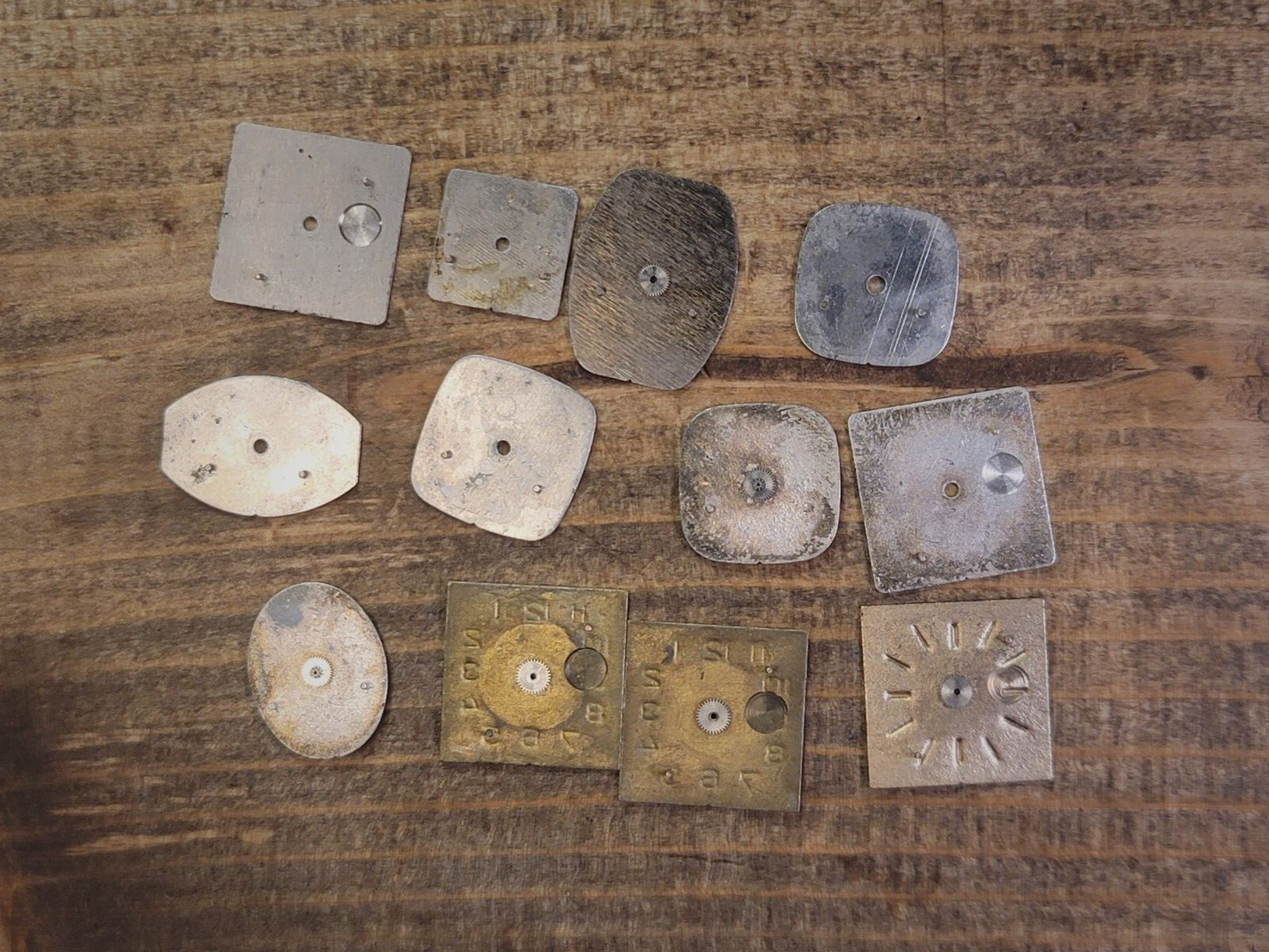 Lot of 12 Vintage CHAIKA Watch Dial / Watch Faces Steam-Punk & Jewelry Crafting