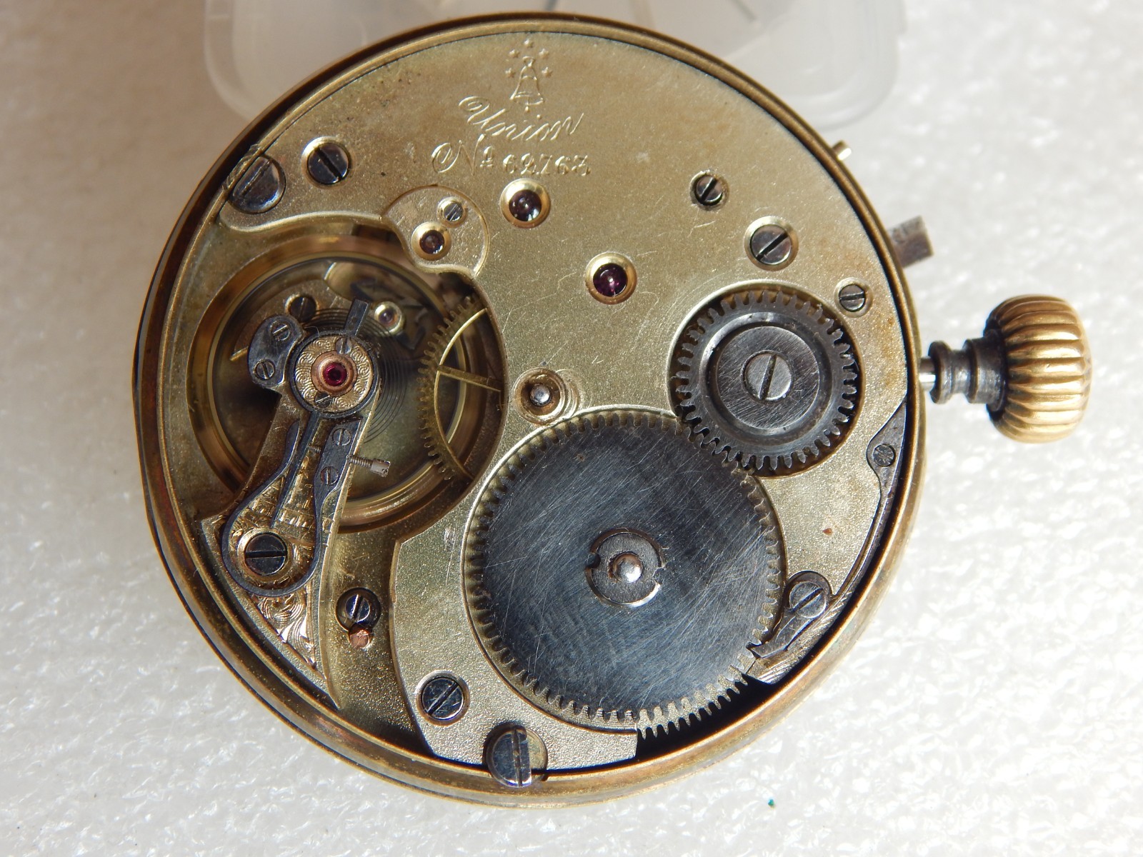 Pocket Watch Union Bell Glashütte Dürrstein Movement with Dial & Hands