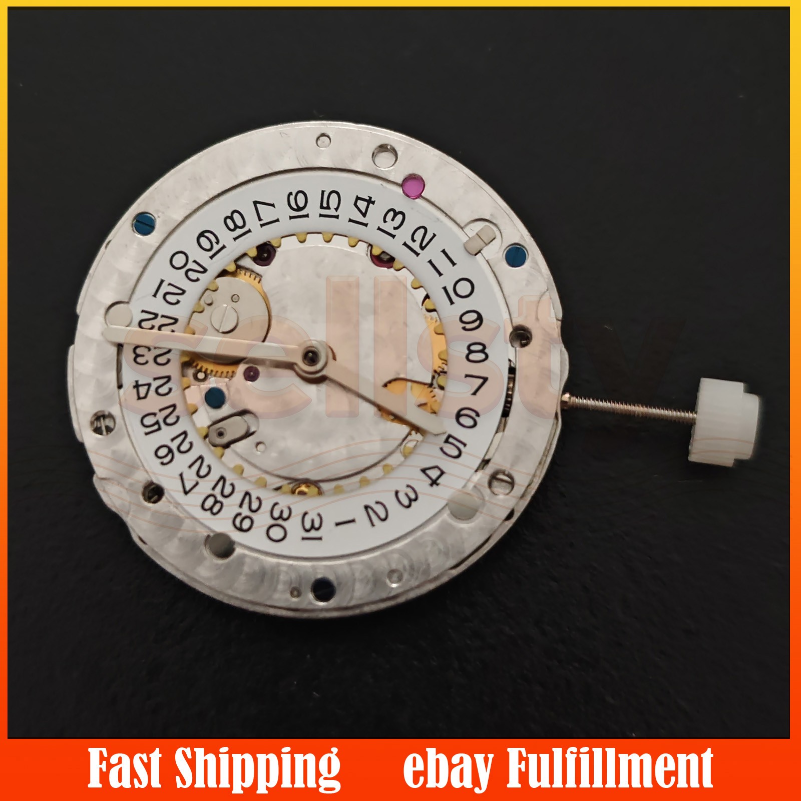 1PC Automatic Mechanical Movement Small Disc Fit Sub Series Top VR3135 W/letter