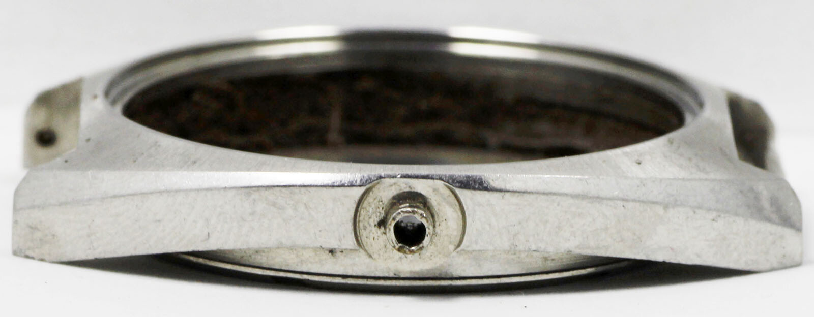 Perseo Stainless Steel Appointed TO FS Italian Railways Vintage Watch Case only