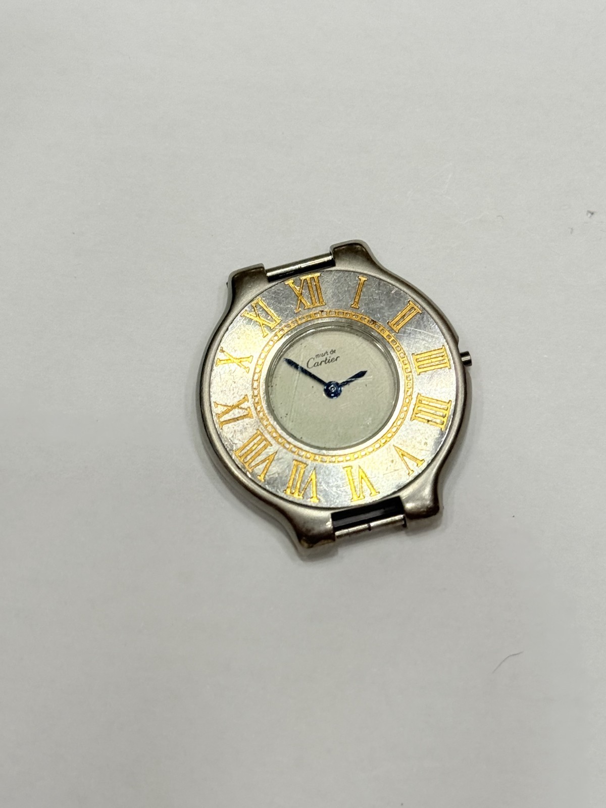 Must De Cartier Quartz Cal.81 Swiss Made Selling For Parts Genuine Swiss Made