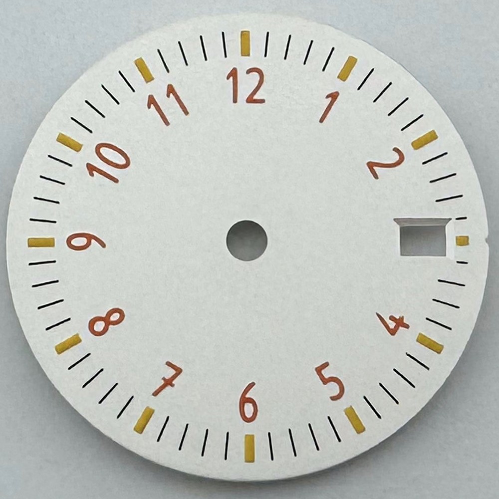 29mm Sterile Dial Fit NH35 Movement 3/3.8 O’clock Crown Green Black Blue White