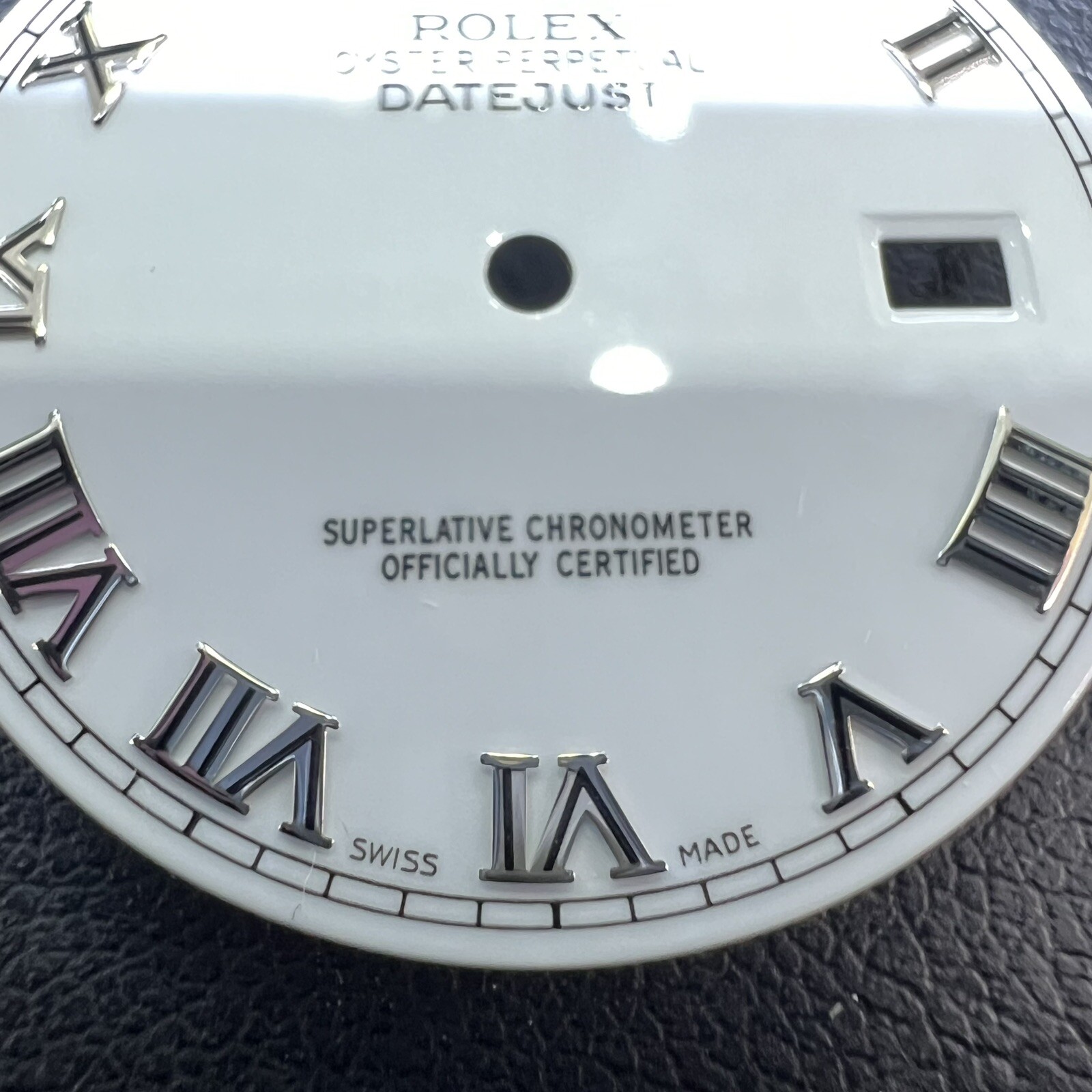 Rolex Dial Only White Roman Dial Datejust 116200/116234 36mm 100% AUTHENTIC