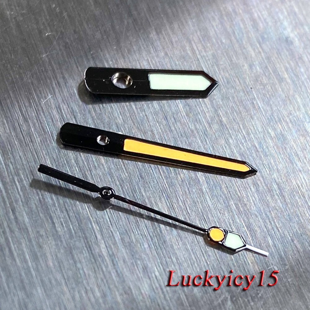 Accessories Black Edge Watch Hands Japan C3 Super Green Luminous For NH35 NH36