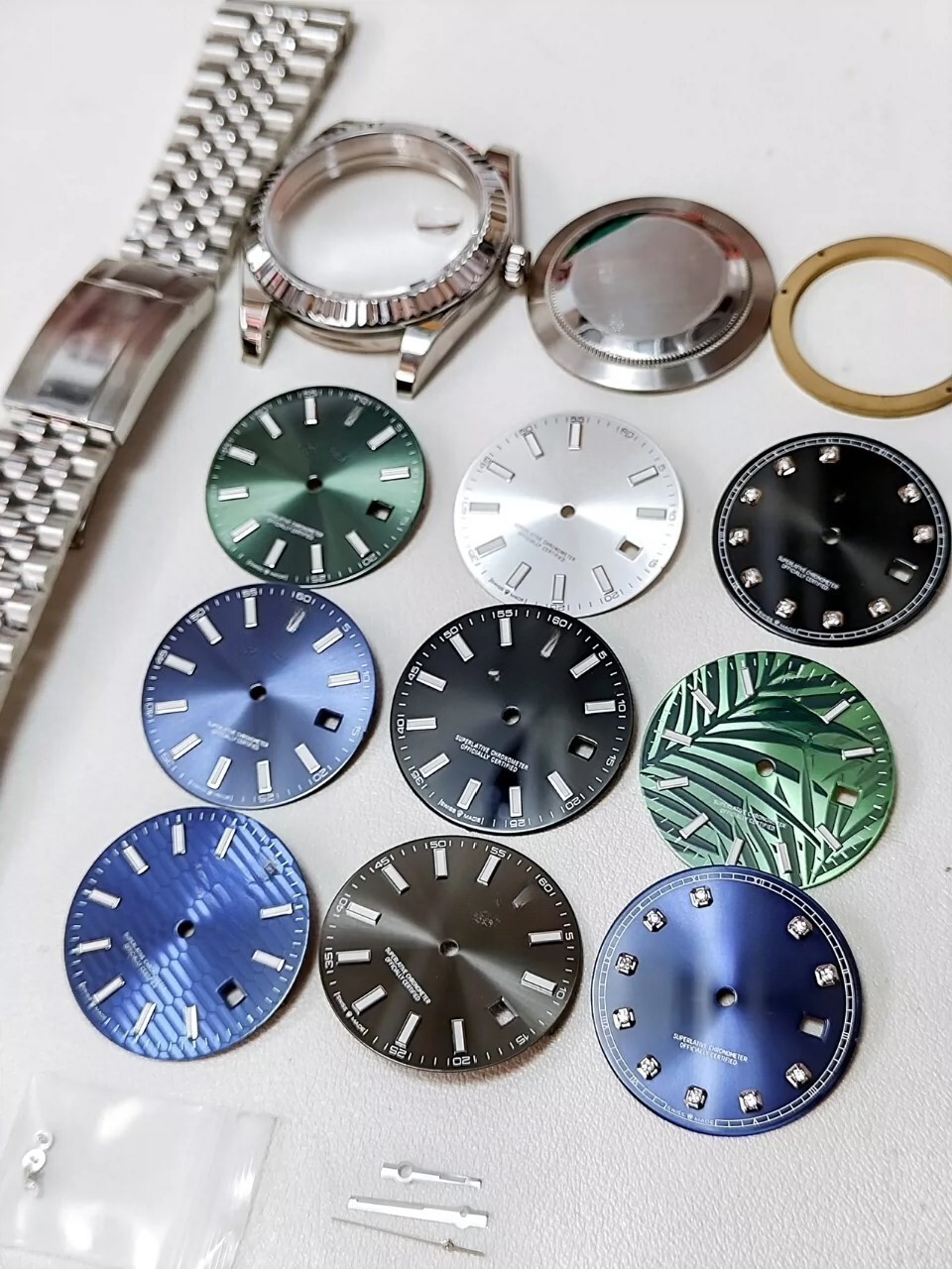 41mm Stainless Steel Watch Case With Band Kit for RoleⅩ DJ 2824 3235