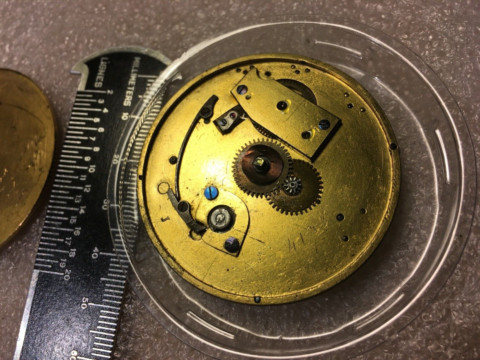 Antique Lépine/Breguet style pocket watch movement 48.5mm original Dial & Hands