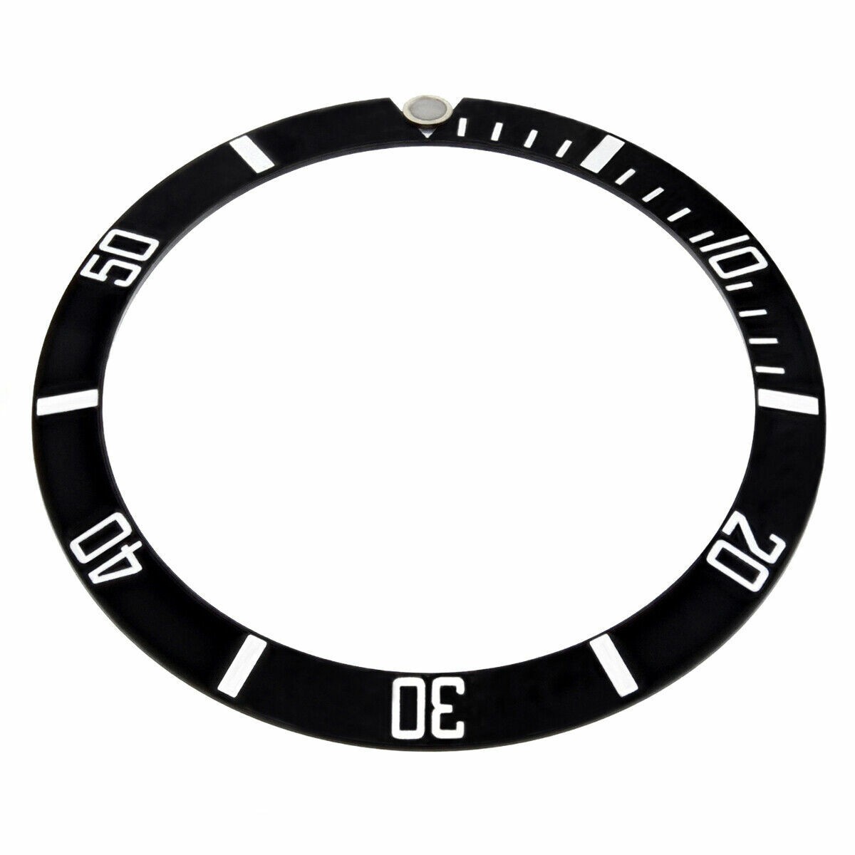 BEZEL INSERT FOR 40MM TUDOR PRINCE DATE SUBMARINAR 79190 WATCH OYSTERDATE BLACK